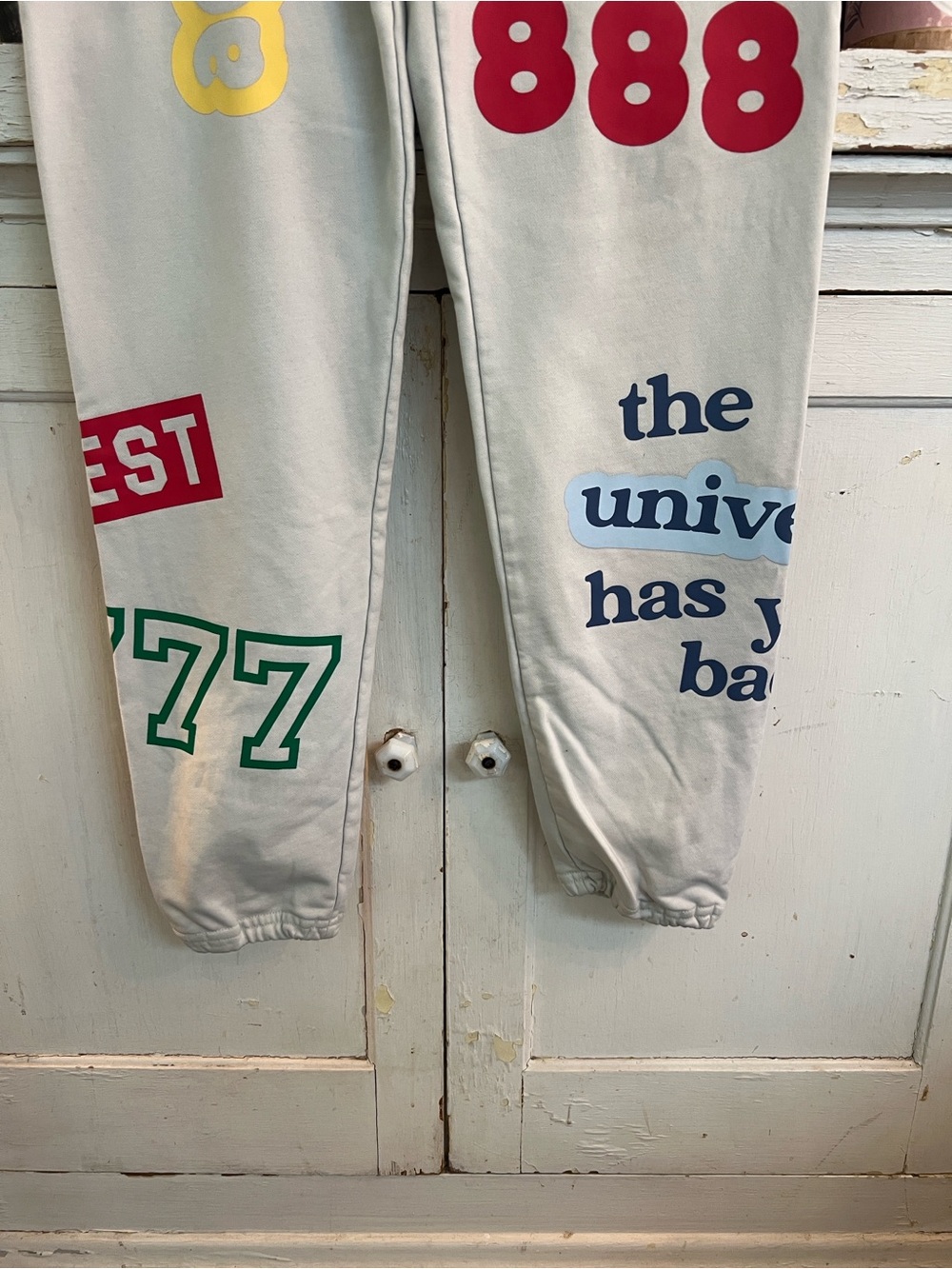 Wayfair Trendy Affirmation Sweatpants Size S - Picture 2 of 7